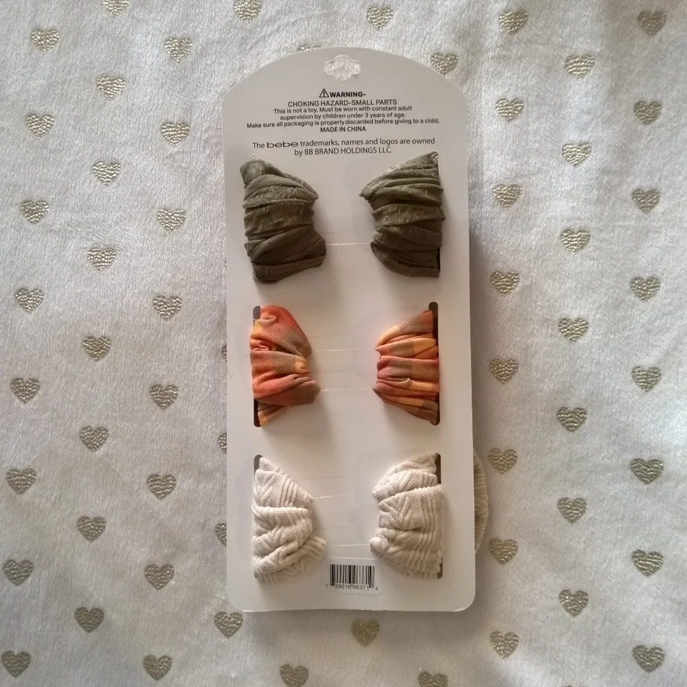 ✂️*NWT* 10/$40 Bebe Baby Bow Set